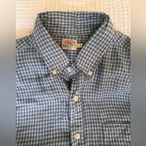 Faherty Linen Button Down Shirt